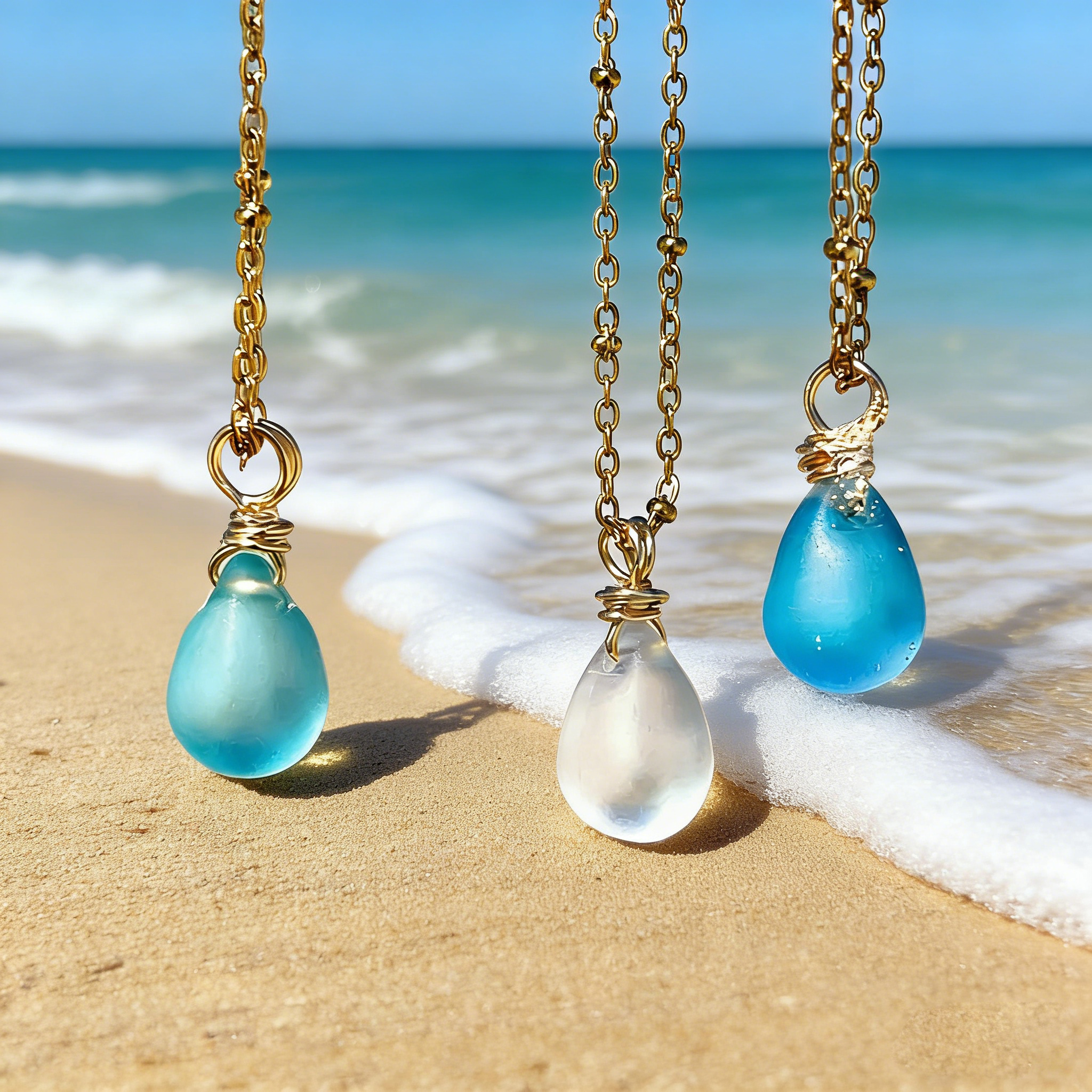 [Copy] Sea Glass Soul Sister Necklace