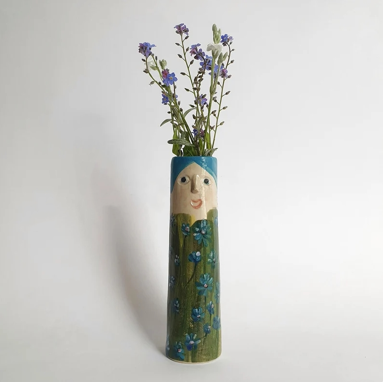Bohemian style-Flower Family Bud Vases