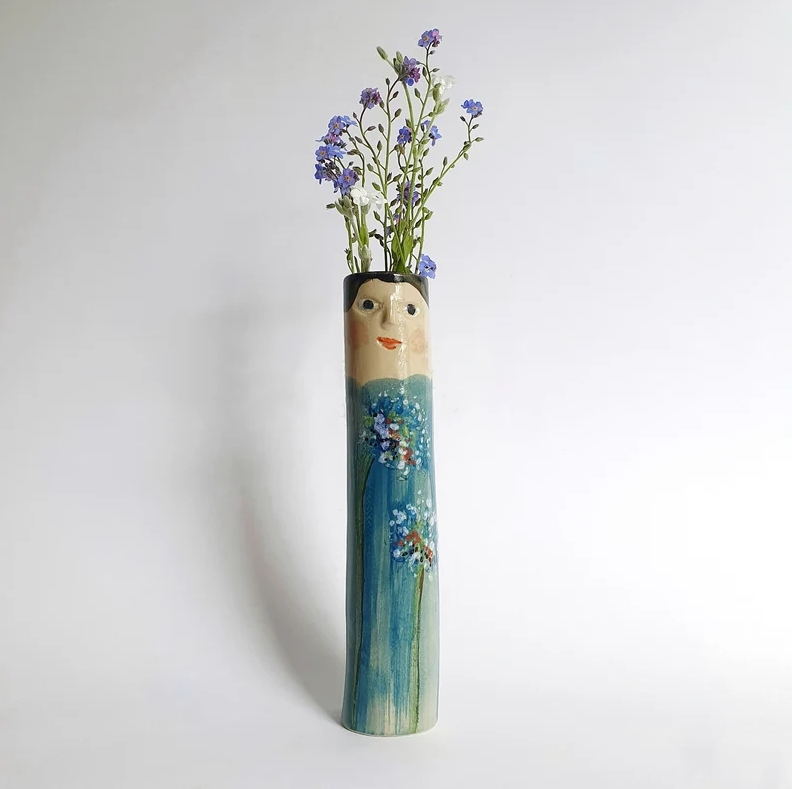 Bohemian style-Flower Family Bud Vases
