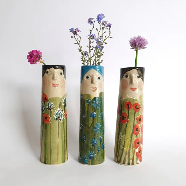 Flower Family Bud Vases