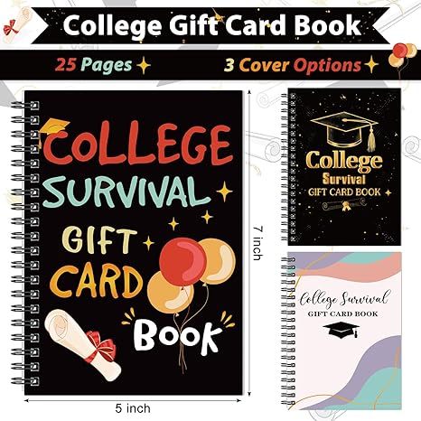 College Survival Gift Card Book 🎓✨