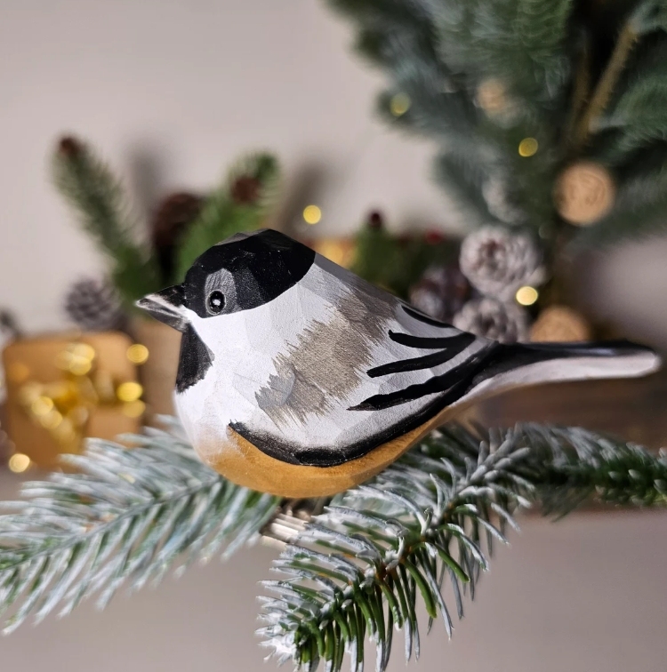 Charming handmade clip-on bird ornament