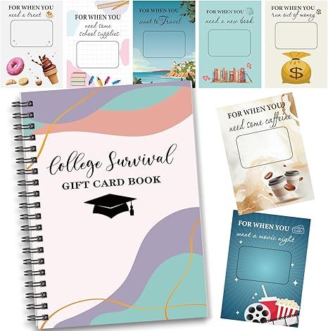 🎓✨College Survival Gift Card Book