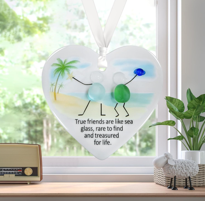 Sea Glass Art Ornaments Friendship Gifts