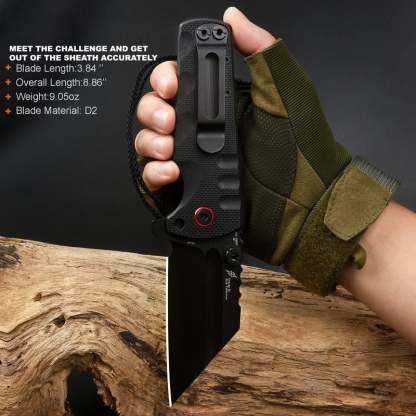 ATZ-1820P D2 Steel Black PVD Blade🔥Buy 2 Free Shipping