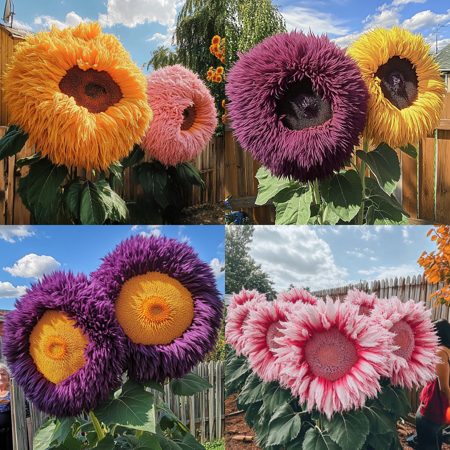 🌻 Giant Teddy Bear Sunflower 