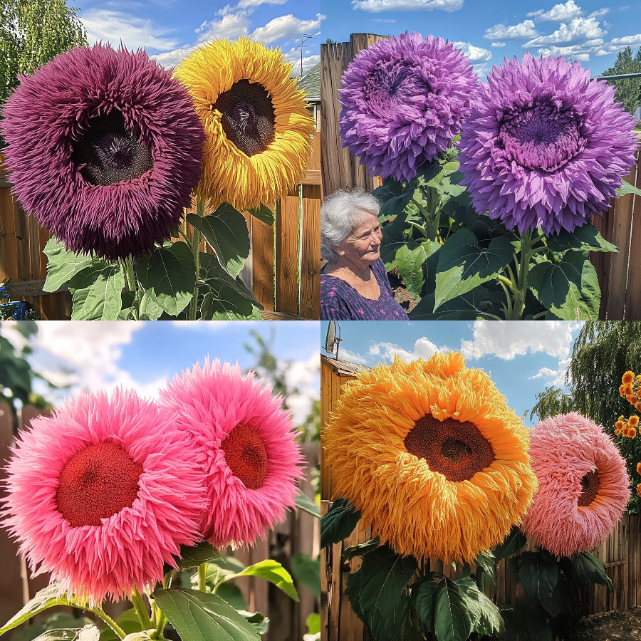 🌻 Giant Teddy Bear Sunflower 
