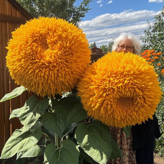 🌻 Giant Teddy Bear Sunflower 