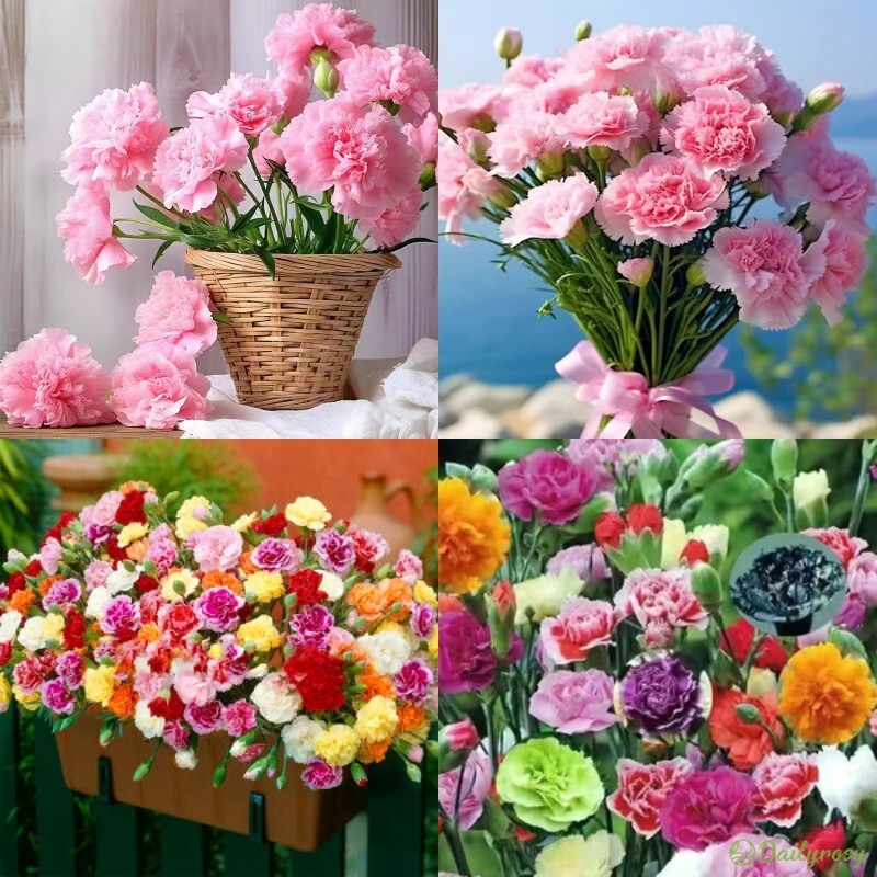 Double-Flowered Mixed Carnation