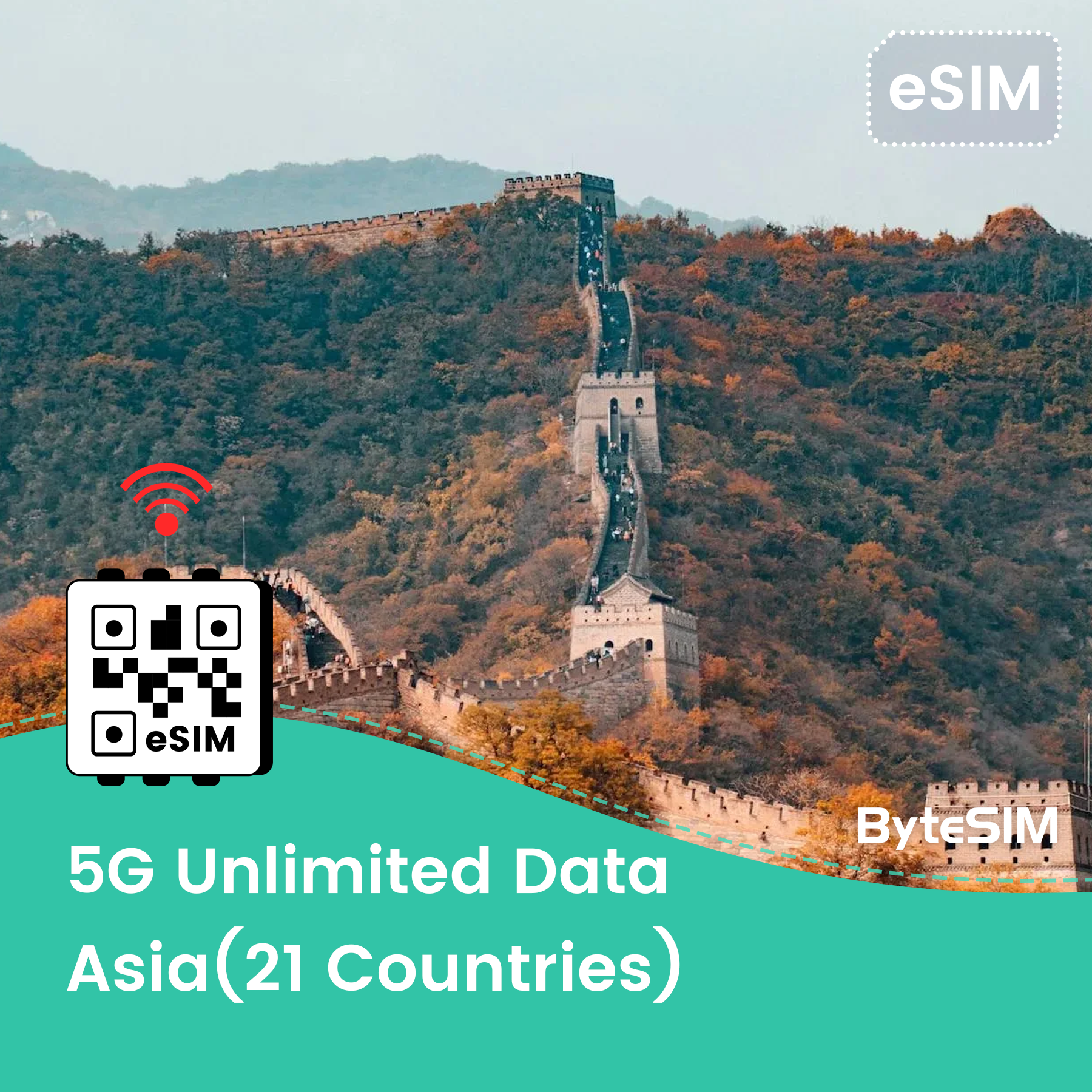 Asia eSIM (21 countries)
