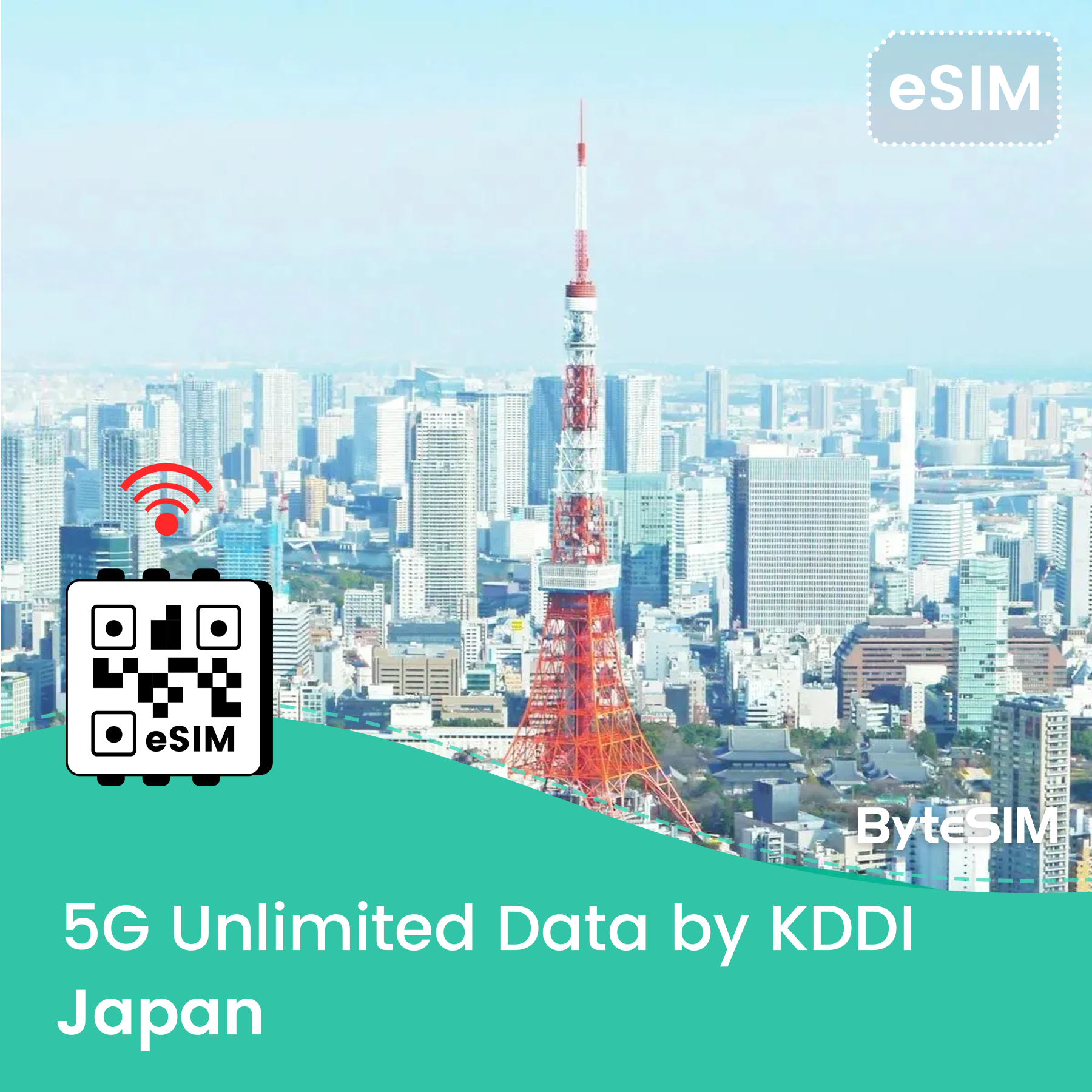 Japan - 5G Ultra Unlimited eSIM by KDDI