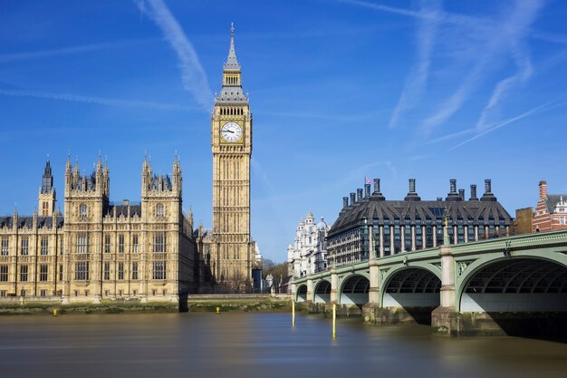 Free photo big ben and houses of parliament, london, uk
