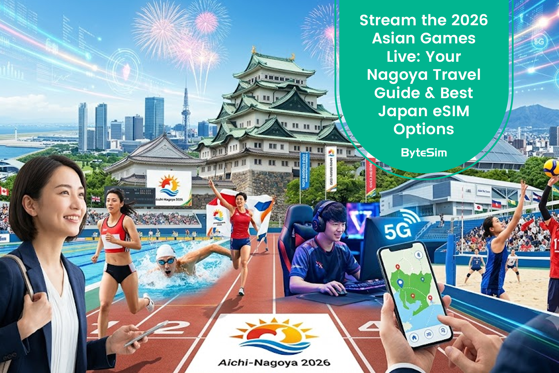 Stream the 2026 Asian Games Live: Your Nagoya Travel Guide & Best Japan eSIM Options