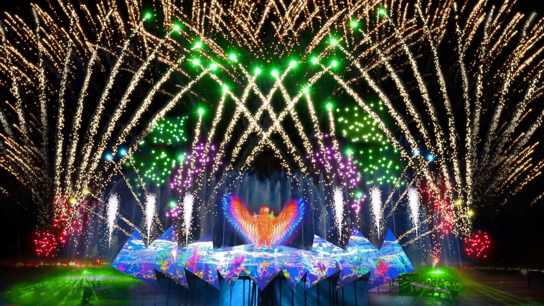 Wings of Time Fireworks