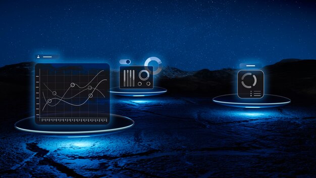 Free photo representation of user experience and interface design