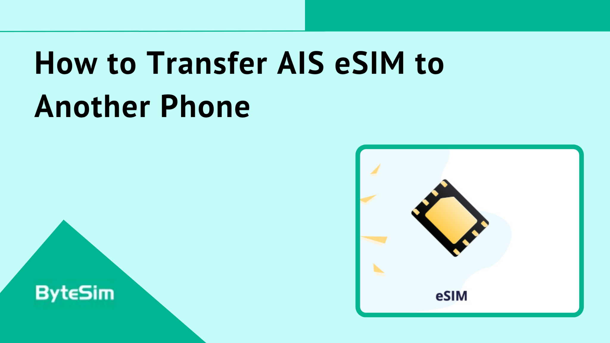 How to Transfer AIS eSIM to Another Phone