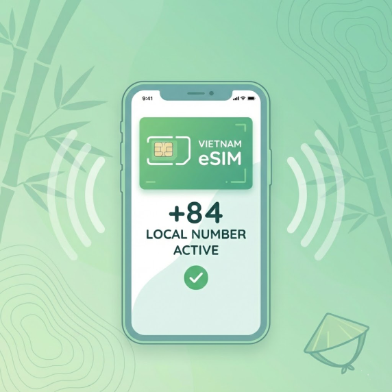 베트남 eSIM (현지 전화번호 포함)