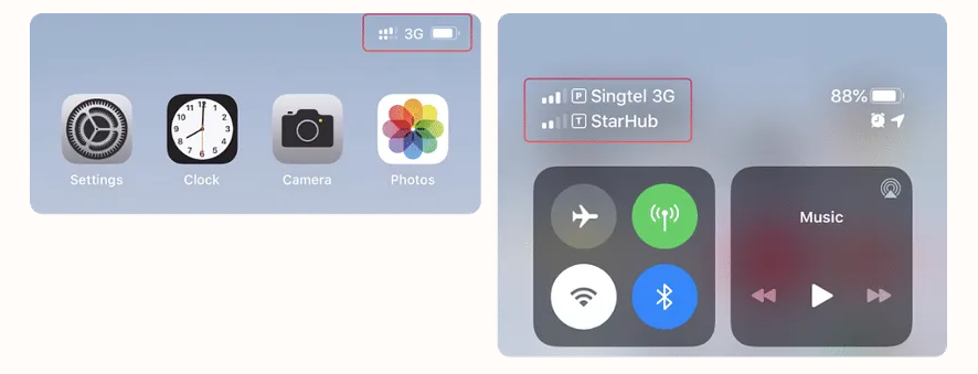 vérifier si l'eSIM est activée sur l'iPhone