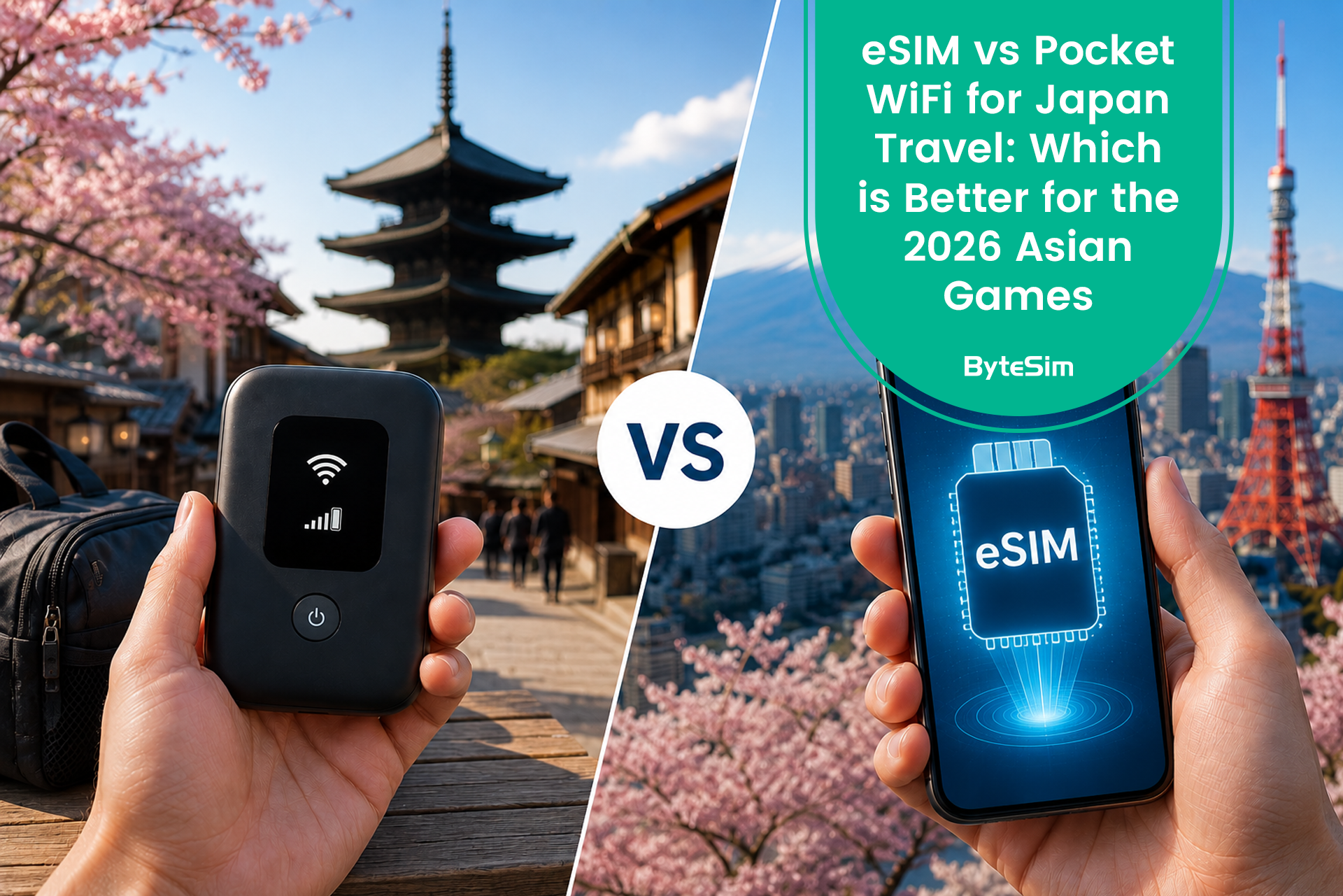 eSIM vs Pocket WiFi for Japan Travel: Which is Better for the 2026 Asian Games