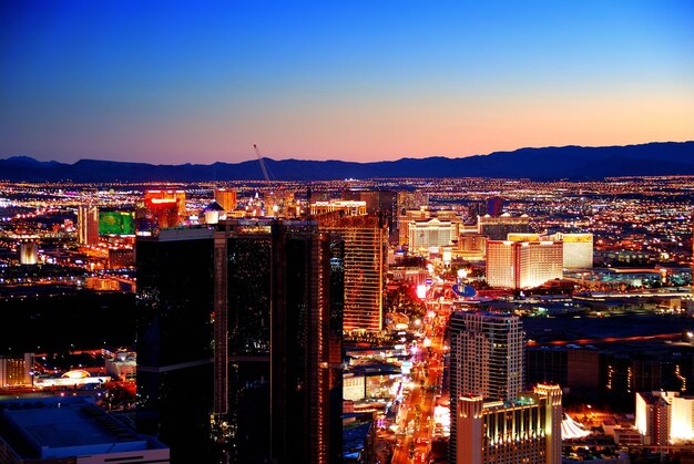 Free photo las vegas sunset