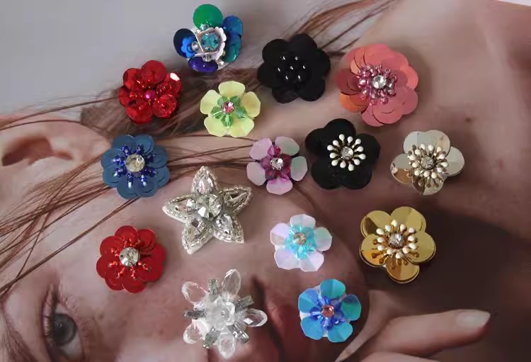 3D Beaded Accessories DIY Patch BA0014