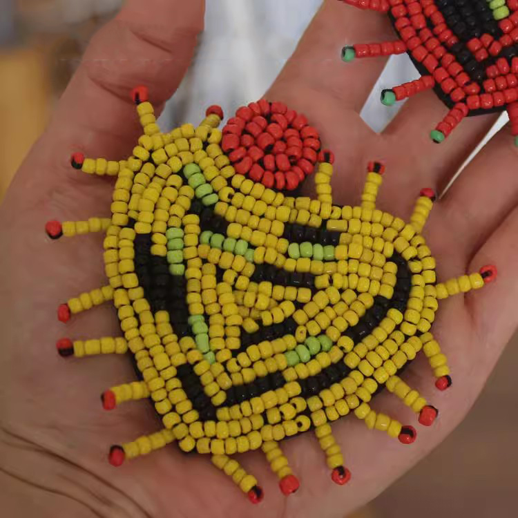 3D Beaded Bird Brooch Accessories BA0112