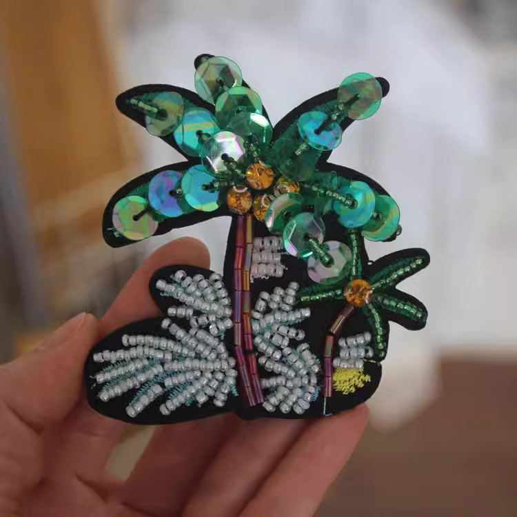 3D Beaded Bird Brooch Accessories BA0112