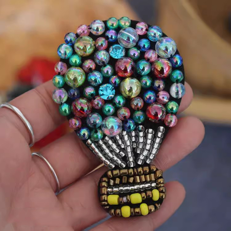 3D Beaded Clothing Patch Accessories BA0114-Lace Fabric Shop