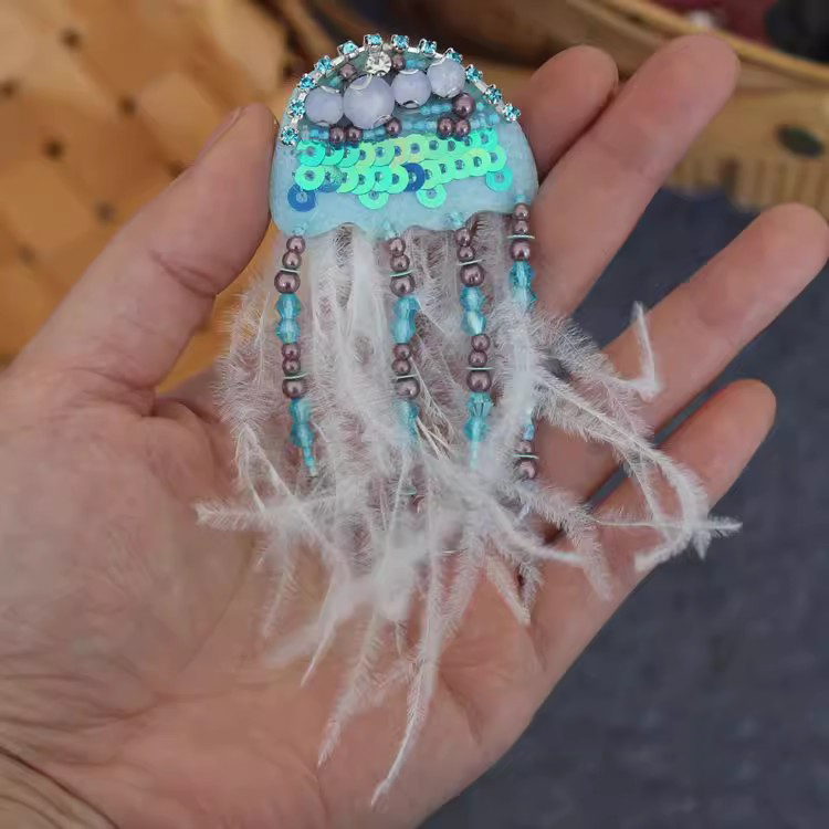 3D Beaded Clothing Patch Accessories BA0114-Lace Fabric Shop