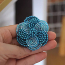 G#Blue Flower 4.8 cm