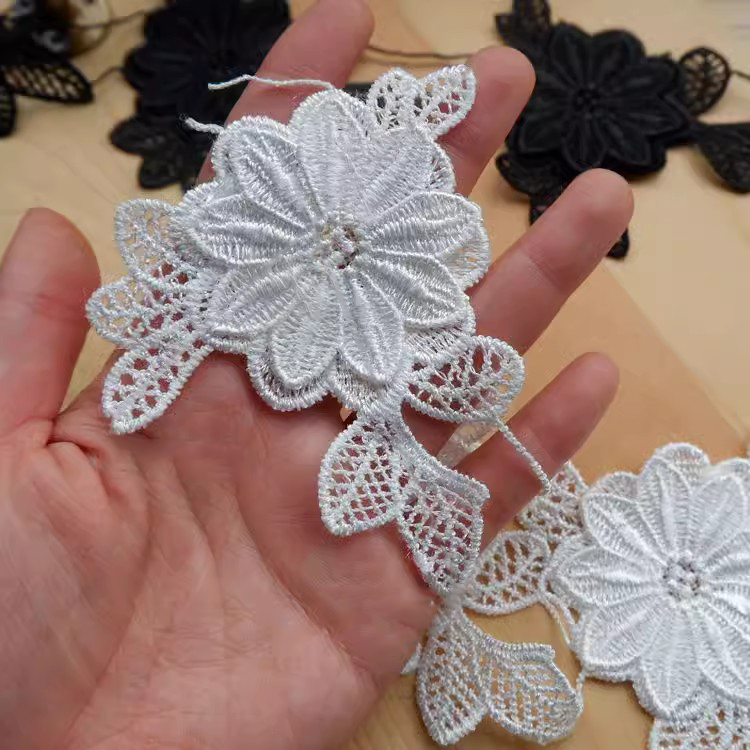 3D Floral Lace Trims Width 4-7 cm LT0136