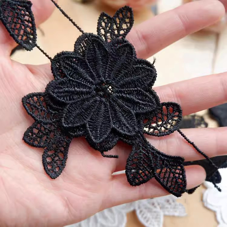 3D Floral Lace Trims Width 4-7 cm LT0136