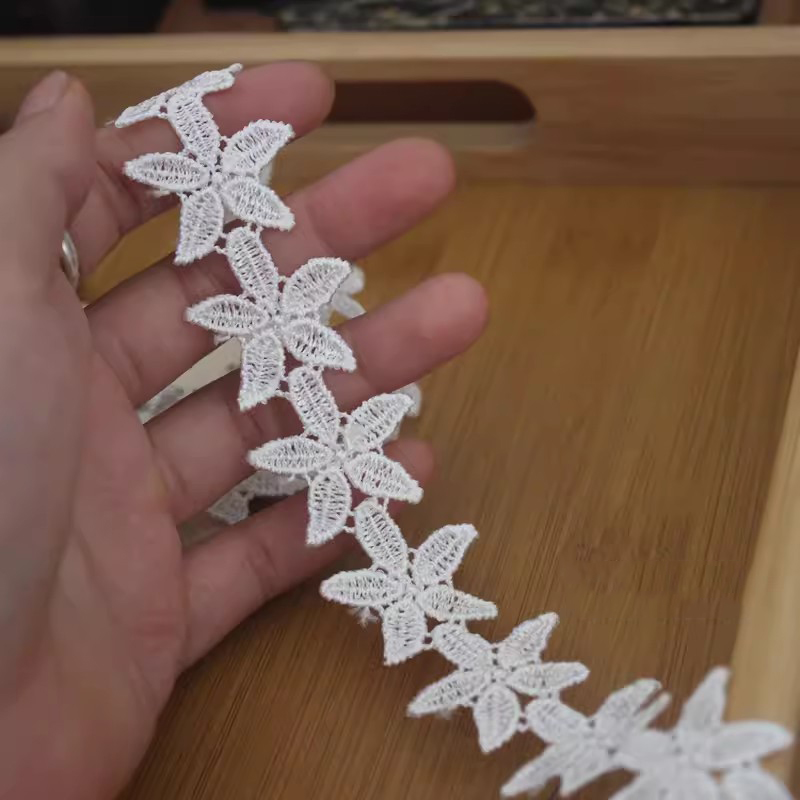 3D Guipure Lace Trimming Fabrics LT0164