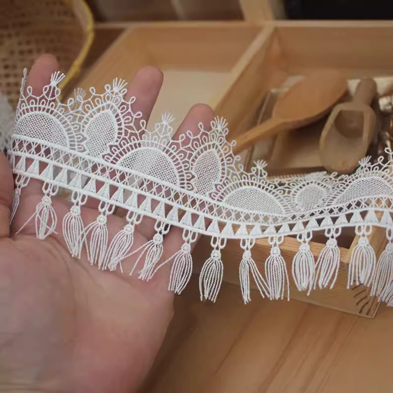 3D Leaf Lace Trim Dress Cuff Width 1-10 cm LT0334-Lace Fabric Shop