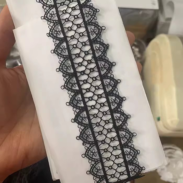 3D Polyester Lace Trim Cloth Decoration LT0224