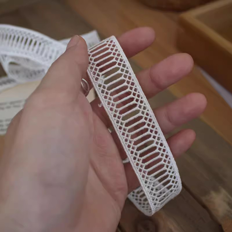 3D Polyester Lace Trim Cloth Decoration LT0224