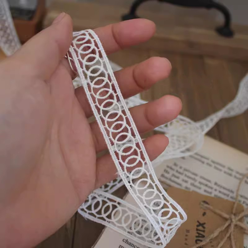 3D Polyester Lace Trim Cloth Decoration LT0224