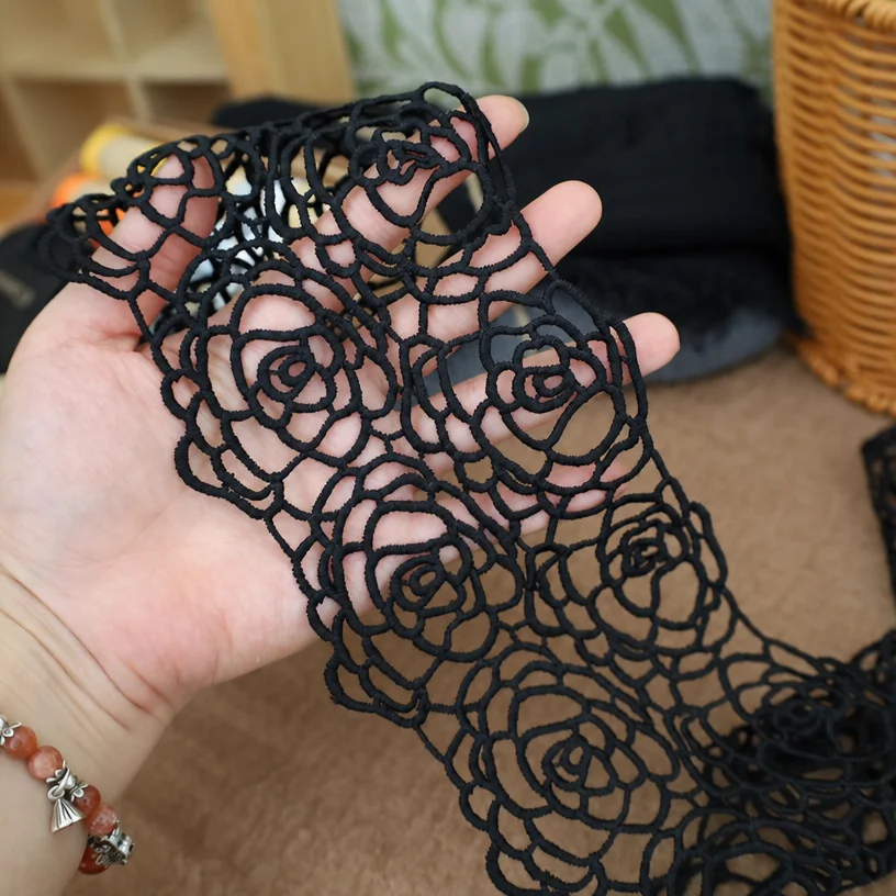 3D Lace Trim for Garment Embellishment Width 8-9 cm LT0116