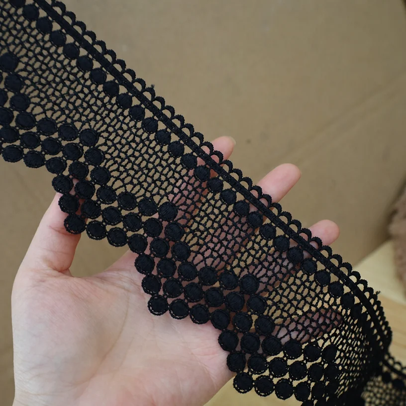 3D Lace Trim for Garment Embellishment Width 8-9 cm LT0116