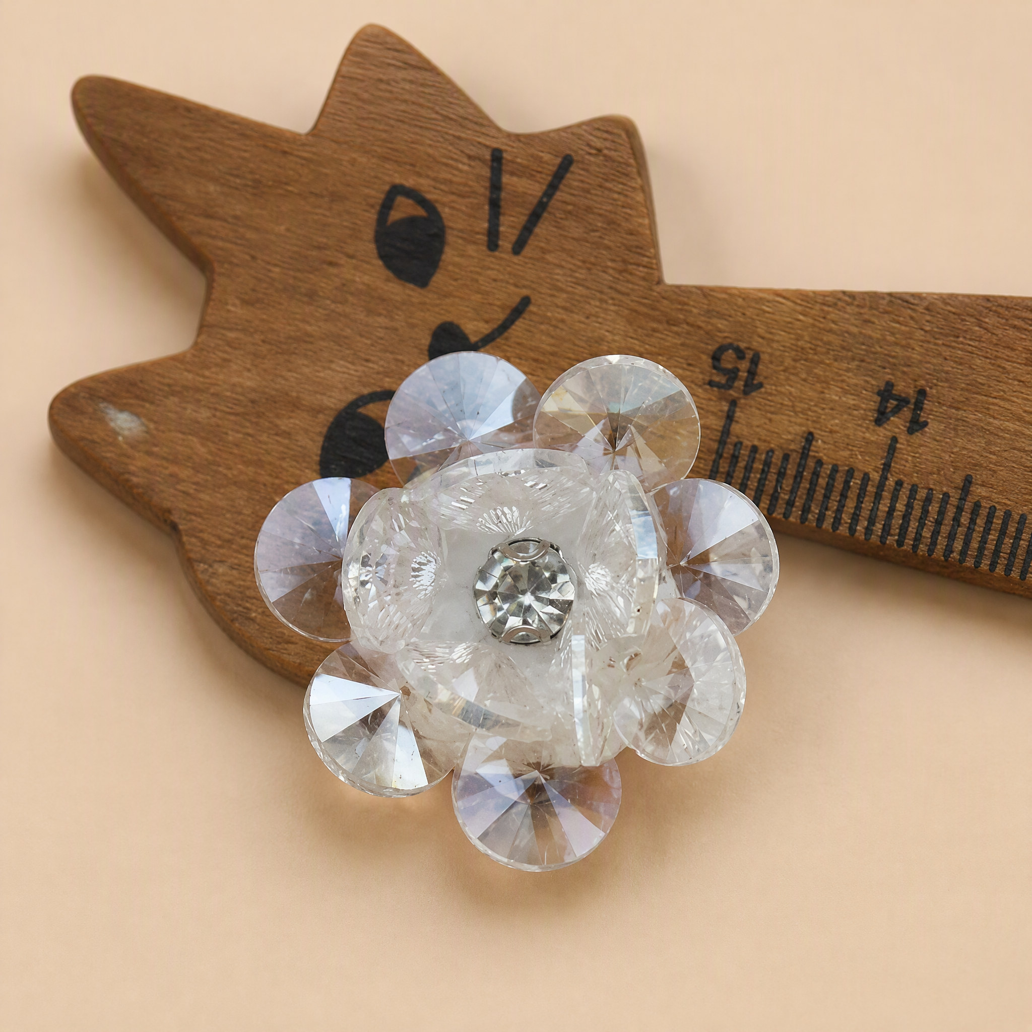 1 Piece 3D Beaded Sequin Flower Applique for Clothing & Accessories BA0088
