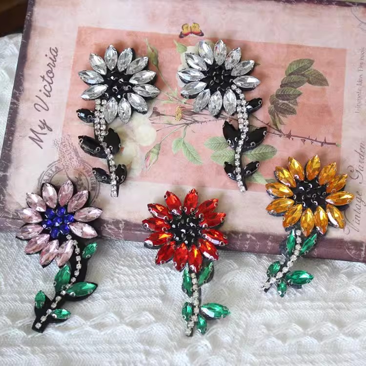 Beaded Accessories 3D Cloth Patch BA0006