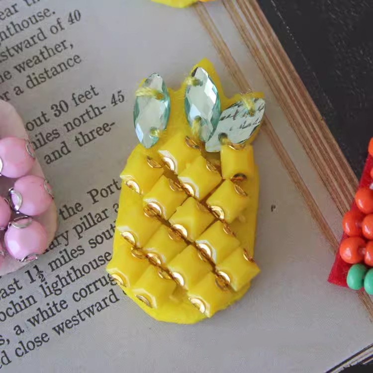 Beaded Accessories Fruit Cloth Patch BA0005