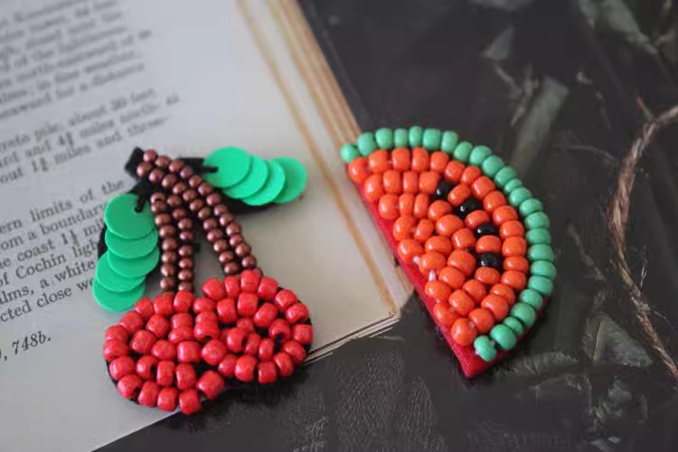 Beaded Accessories Fruit Cloth Patch BA0005
