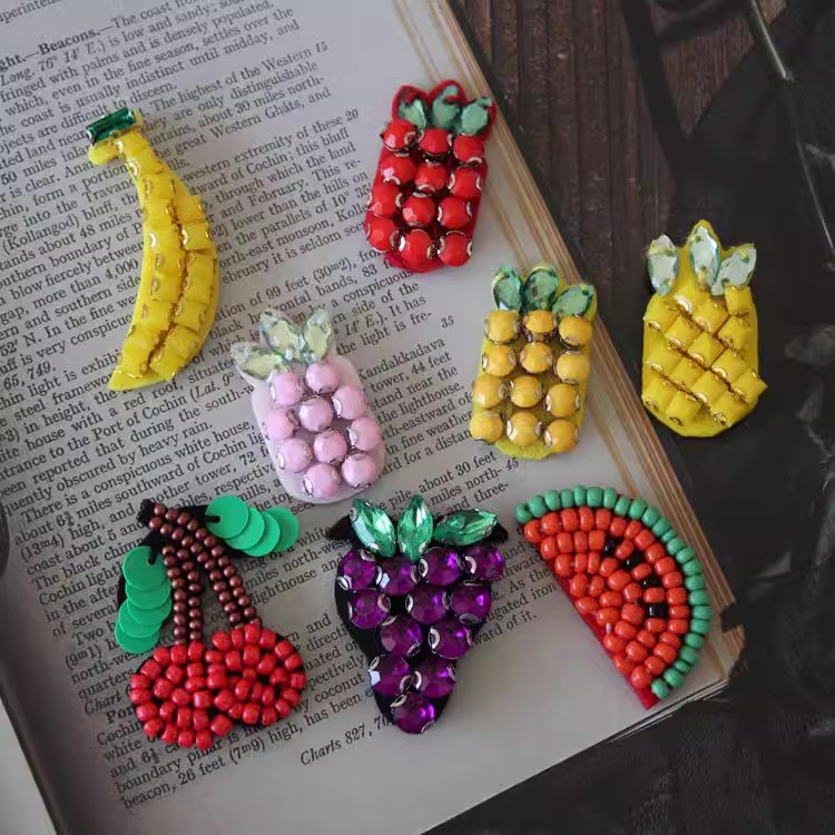 Beaded Accessories Fruit Cloth Patch BA0005