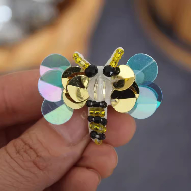 Beaded Accessories Sequins Cloth Patch BA0008