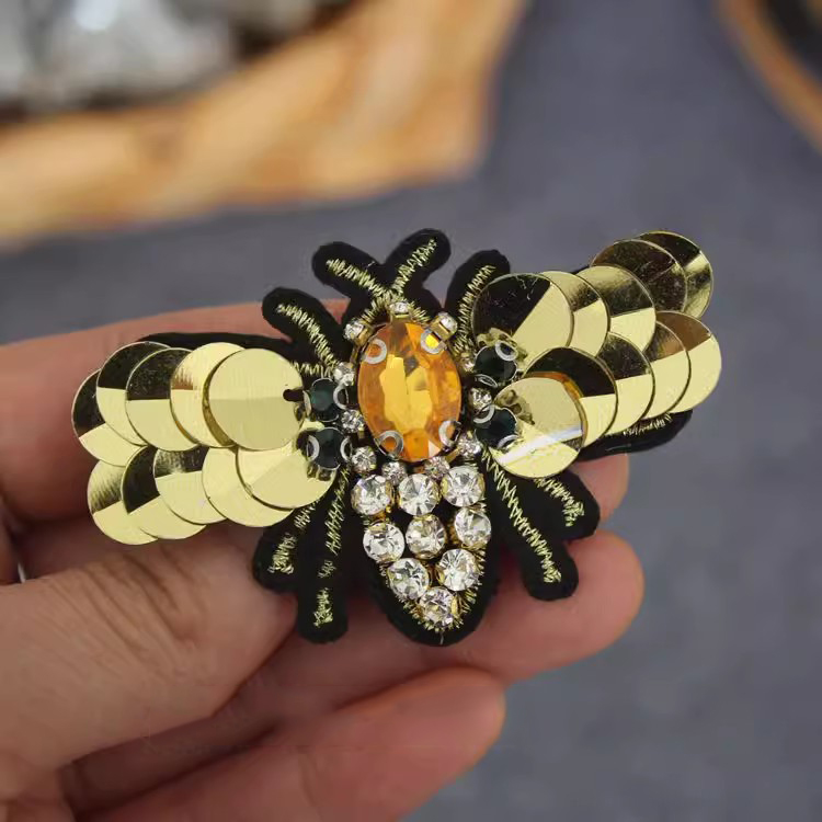 Beaded Accessories Sequins Cloth Patch BA0008