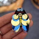 J#Cicada 3.3x4.6 cm