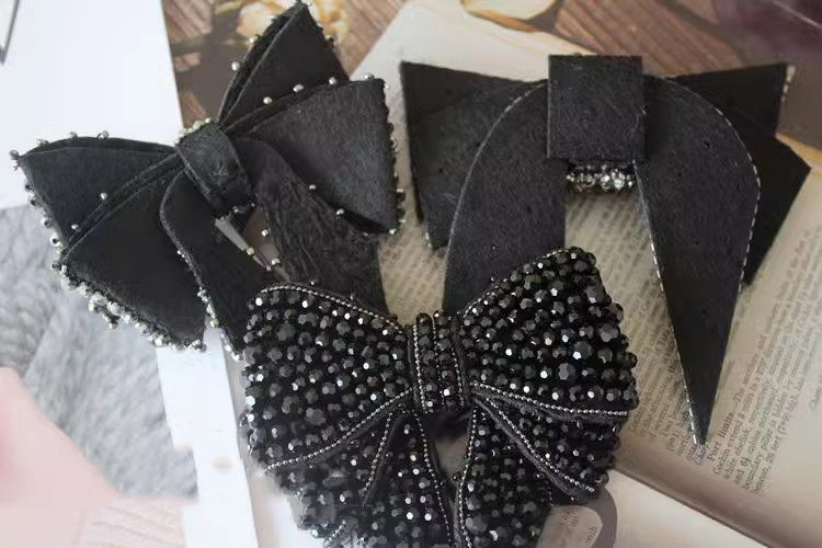 Beaded Bowknot Brooch Accessories BA0043