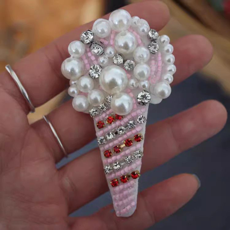 Beaded Cake Cloth Shoes Accessories BA0090