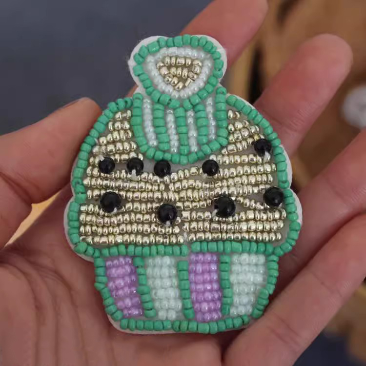 Beaded Cake Cloth Shoes Accessories BA0090